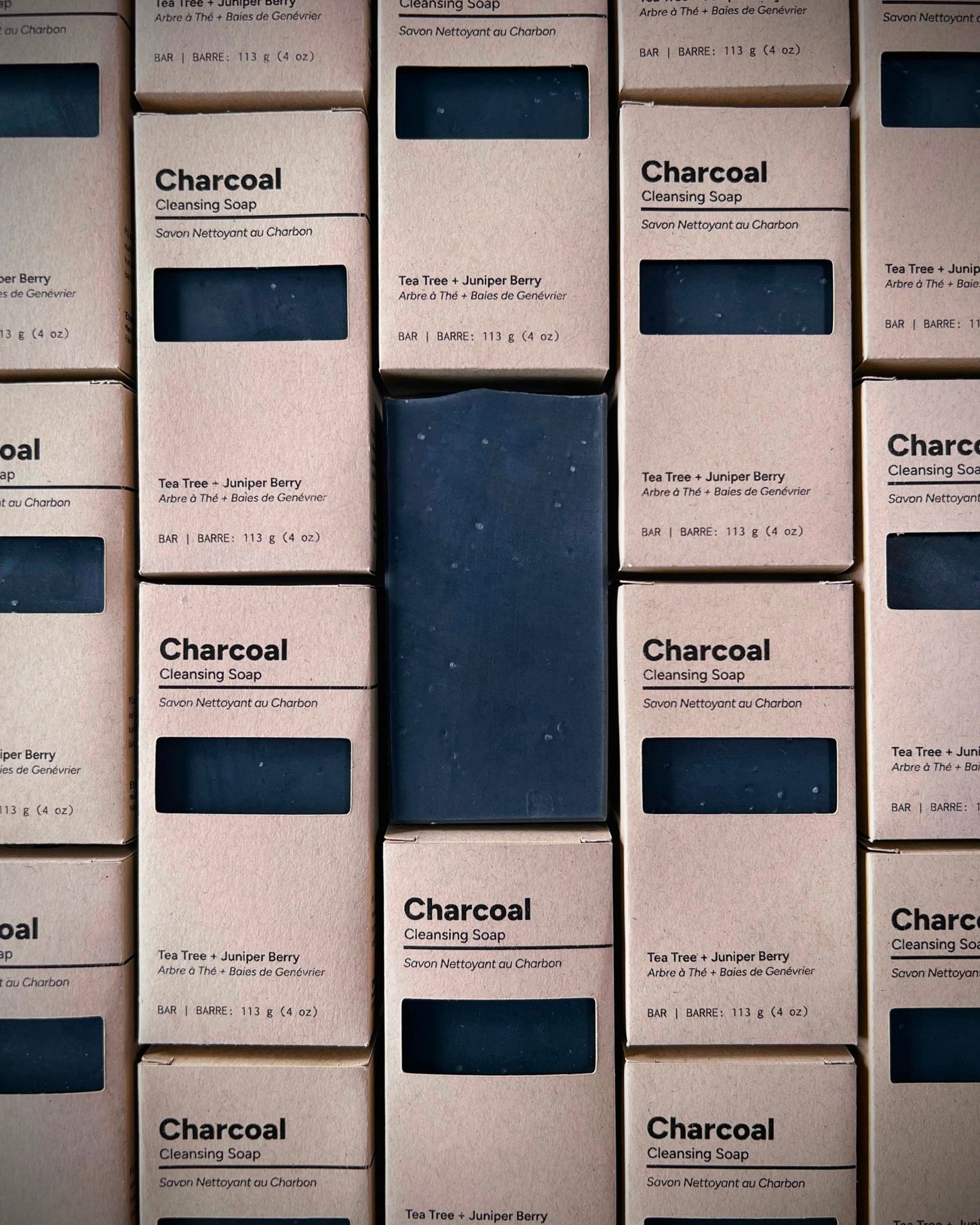 Charcoal Soap - Body and Face Cleansing Bar - Eternal Sunday