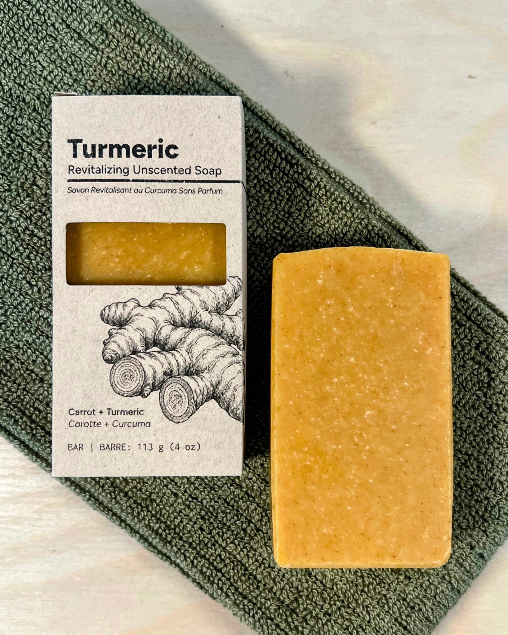 Turmeric Revitalizing Unscented Soap - Eternal Sunday